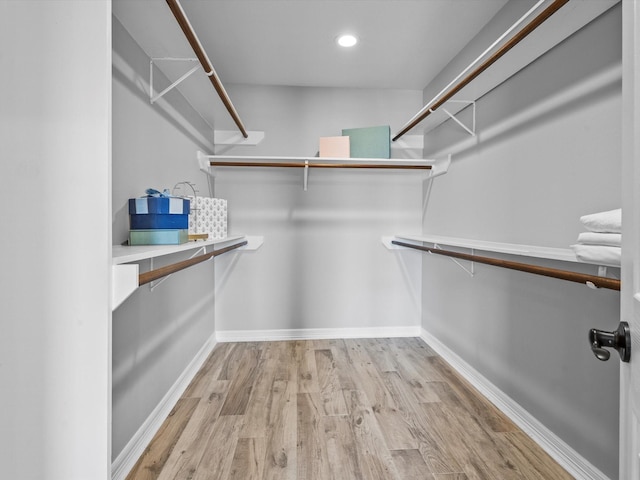 441 Jeanie Lynne Cir, Galveston, TX 77554 - walk in closet featuring wood finished floors