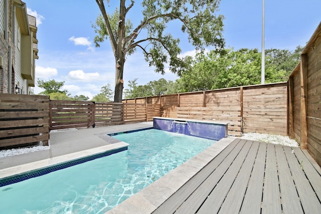 1148 Du Barry Ln, Houston, TX 77018 - view of pool featuring a fenced backyard
