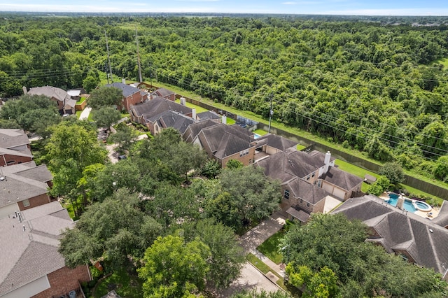 10522 Ginger Gln, Missouri City, TX 77459 - aerial perspective of suburban area with a forest