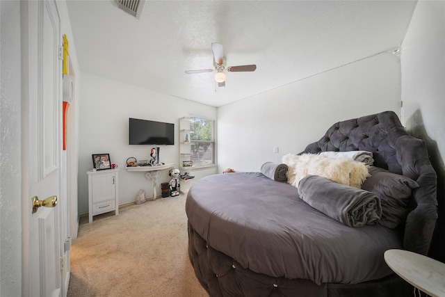 10135 Wayward Wind Ln, Houston, TX 77064 - bedroom featuring light carpet and a ceiling fan