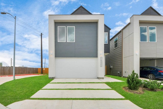 3003A Ventas Dr, Houston, TX 77047 - contemporary home with stucco siding