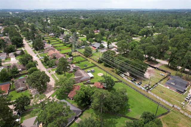 22619 Rockgate Dr, Spring, TX 77373 - bird's eye view of a heavily wooded area