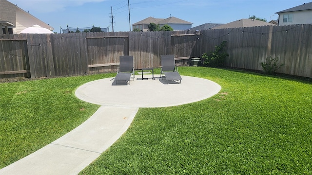 21319 Indigo Ruth Dr, Spring, TX 77379 - fenced backyard featuring a patio