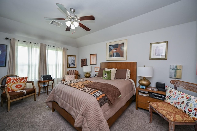 12207 Green City Ln, Houston, TX 77047 - carpeted bedroom with a ceiling fan