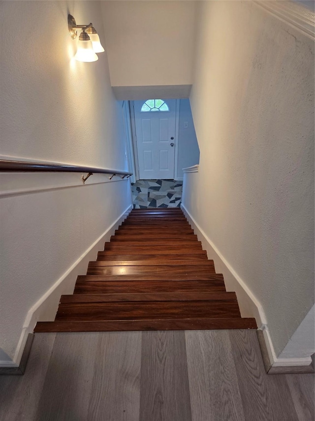 2703 Oakland Brook St, Houston, TX 77038 - stairs with baseboards
