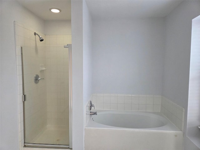 2703 Oakland Brook St, Houston, TX 77038 - bathroom with a shower stall and a garden tub
