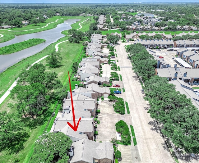 16160 Seahorse Dr, Houston, TX 77062 - aerial view of residential area with a large body of water