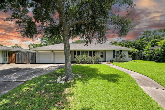 3014 Castlewood St, Houston, TX 77025 - ranch-style house with an attached garage and concrete driveway
