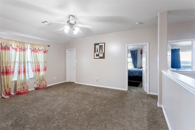 6605 Fallen Breeze Ln, Dickinson, TX 77539 - carpeted spare room featuring ceiling fan and baseboards