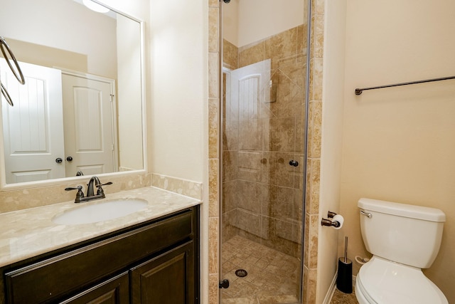 9335 Mystic Falls Ln, Humble, TX 77396 - full bathroom with vanity and a shower stall