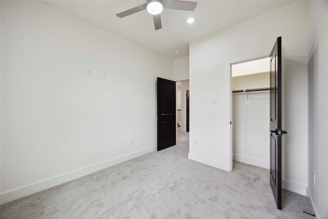 7906 Brandon St, Houston, TX 77051 - unfurnished bedroom featuring carpet floors, a closet, and a ceiling fan
