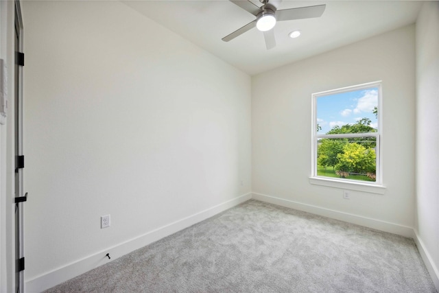 7906 Brandon St, Houston, TX 77051 - empty room featuring carpet and ceiling fan