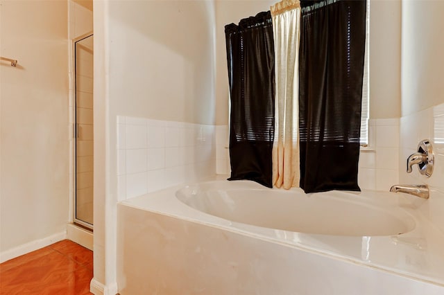 14006 Marners Ct, Houston, TX 77014 - full bath with a bath and a shower stall