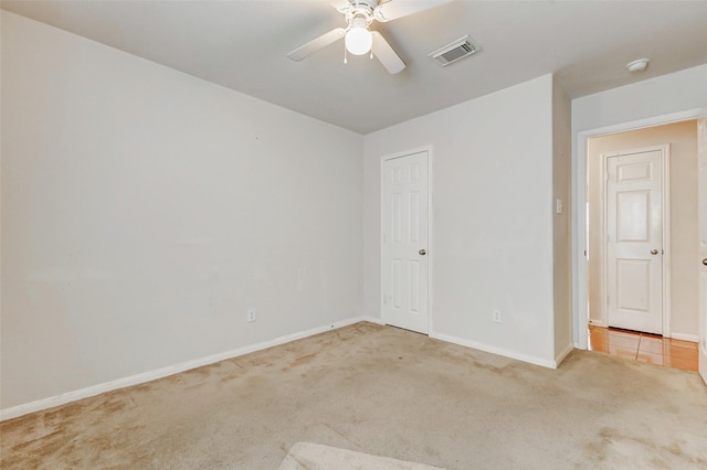 14006 Marners Ct, Houston, TX 77014 - unfurnished room featuring carpet flooring, a ceiling fan, and a smoke detector