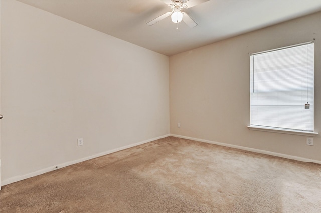 14006 Marners Ct, Houston, TX 77014 - spare room featuring carpet flooring and ceiling fan