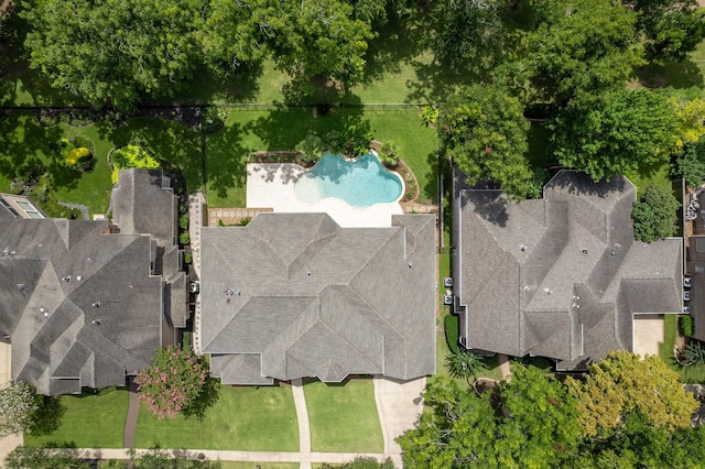 18 Sullivans Ct, Missouri City, TX 77459 - aerial view of a pool area