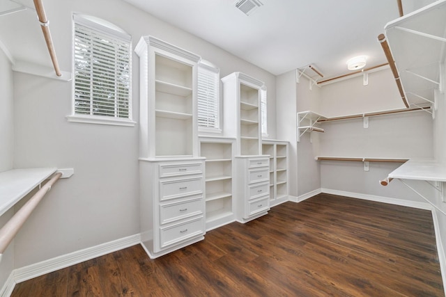 18 Sullivans Ct, Missouri City, TX 77459 - walk in closet with dark wood-type flooring