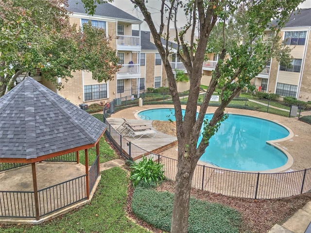 2750 Holly Hall St Unit 1504, Houston, TX 77054 - community pool with a gazebo