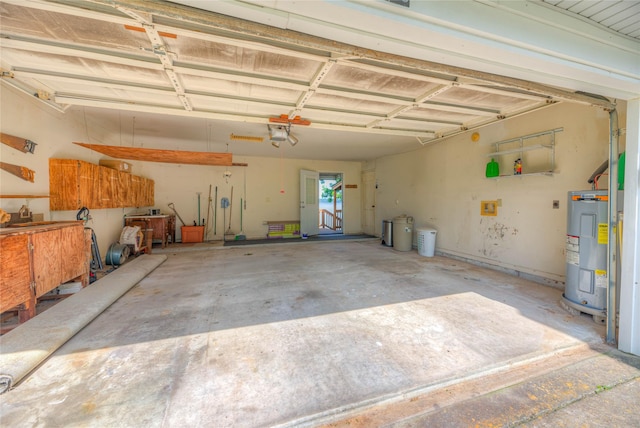 440 Lakeview Drive Loop, Coldspring, TX 77331 - garage featuring electric water heater
