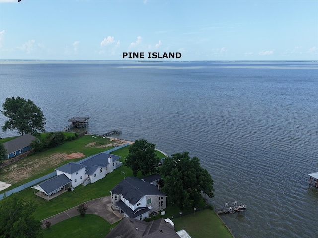 440 Lakeview Drive Loop, Coldspring, TX 77331 - aerial view of a nearby body of water