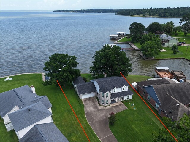 440 Lakeview Drive Loop, Coldspring, TX 77331 - aerial view of a large body of water
