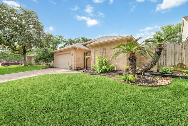 7238 N Hearthstone Green Dr, Houston, TX 77095 - view of front of property featuring brick siding, concrete driveway, and an attached garage