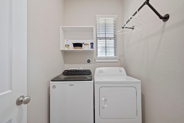 31230 Pinebrook Falls Ln SE, Hockley, TX 77447 - washroom featuring separate washer and dryer