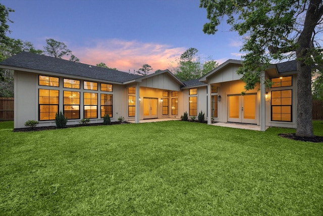 6227 Grovewood Ln, Houston, TX 77008 - rear view of property with roof with shingles