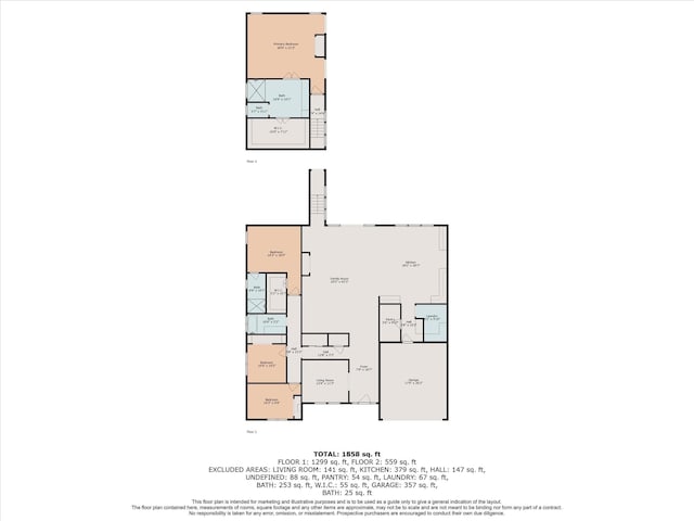 6227 Grovewood Ln, Houston, TX 77008 - view of property floor plan