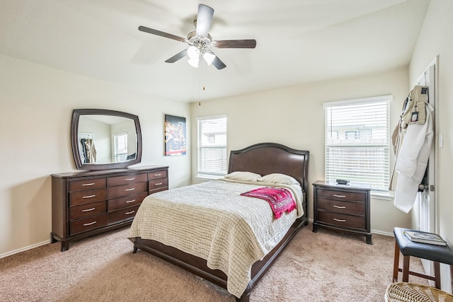 6328 Dorothy Muree Dr, Temple, TX 76502 - bedroom featuring light carpet and a ceiling fan