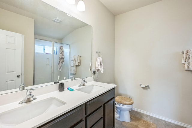 6328 Dorothy Muree Dr, Temple, TX 76502 - full bath with double vanity and an enclosed shower