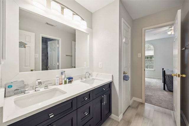 5715 Ashley Spring Ct, Katy, TX 77494 - full bathroom with double vanity and ensuite bathroom