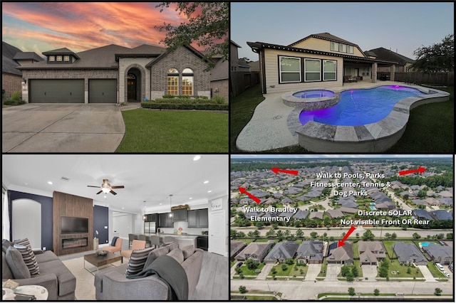 31276 New Forest Park Ln, Spring, TX 77386 - view of marketing collateral with multiple images