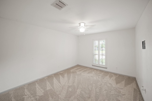 3103 Fairway Dr, Sugar Land, TX 77478 - carpeted empty room featuring a ceiling fan and baseboards