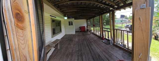 5218 Cortelyou Ln, Houston, TX 77021 - view of wooden deck