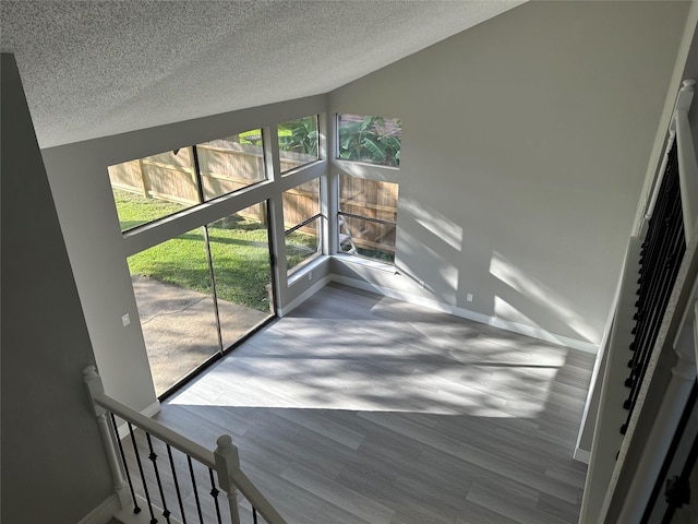 2922 Field Line Dr, Sugar Land, TX 77479 - unfurnished sunroom with plenty of natural light and lofted ceiling