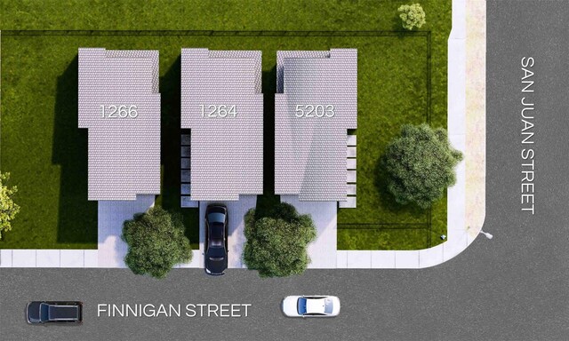 1264 Finnigan St, Houston, TX 77020 - bird's eye view