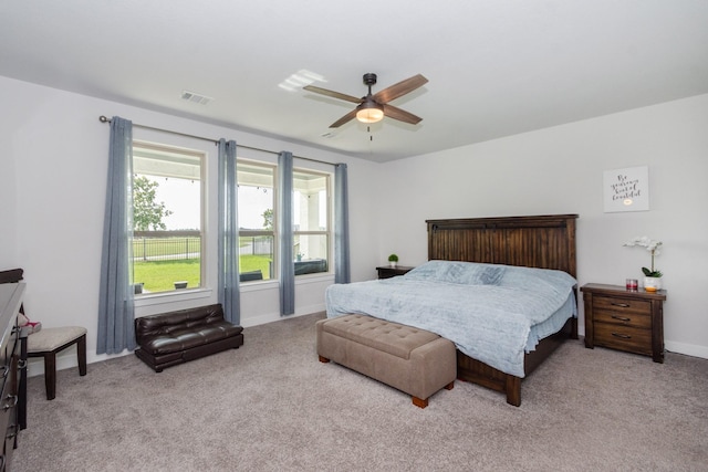 625 Beachman Shore Ln, La Porte, TX 77571 - bedroom featuring carpet and ceiling fan