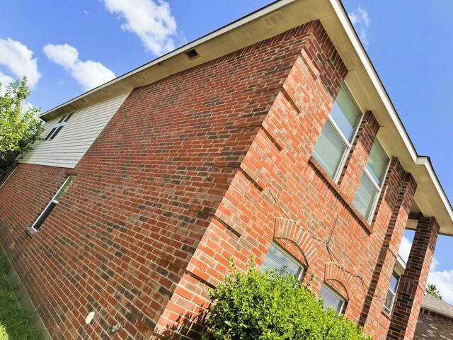 9213 Old Clydesdale Dr, Fort Worth, TX 76123 - view of side of home featuring brick siding