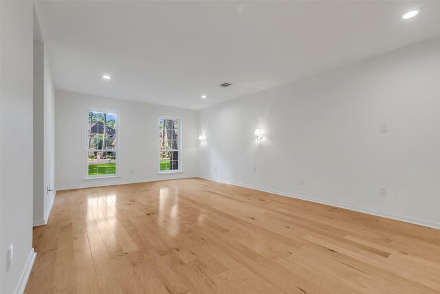 13631 Balmore Cir, Houston, TX 77069 - spare room with light wood-style flooring and recessed lighting