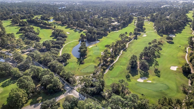 13631 Balmore Cir, Houston, TX 77069 - aerial view of property and surrounding area with a nearby body of water and a golf course