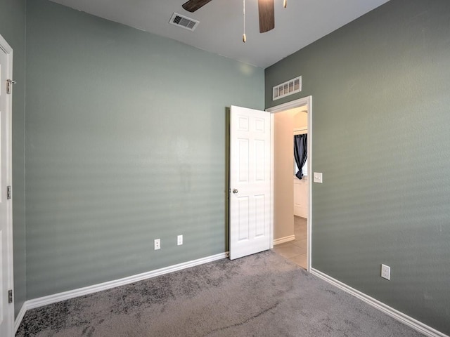 3635 W L Breeding Dr, Corpus Christi, TX 78414 - unfurnished bedroom with carpet flooring and ceiling fan