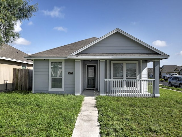 3635 W L Breeding Dr, Corpus Christi, TX 78414 - view of front of house with covered porch and roof with shingles