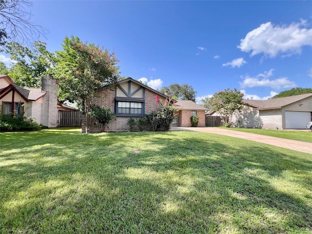 18738 Shannon Glen Ln, Houston, TX 77084 - tudor home featuring brick siding and driveway