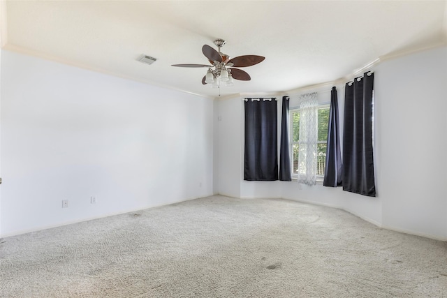 25603 Myrtle Spgs, Spring, TX 77373 - carpeted spare room featuring a ceiling fan