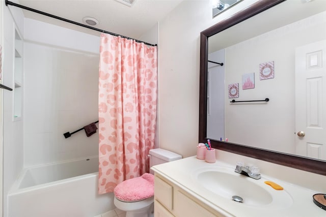 25603 Myrtle Spgs, Spring, TX 77373 - bathroom with vanity and shower / tub combo