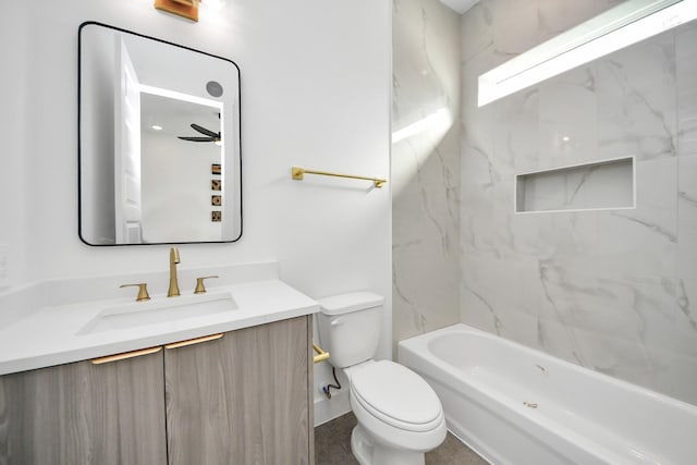 3602 Runnels St, Houston, TX 77003 - bathroom with vanity and shower / bathtub combination