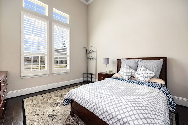 17023 Sweet Bay Ct, Conroe, TX 77385 - bedroom with wood finished floors and ornamental molding