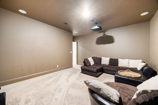 17023 Sweet Bay Ct, Conroe, TX 77385 - cinema featuring carpet flooring and baseboards