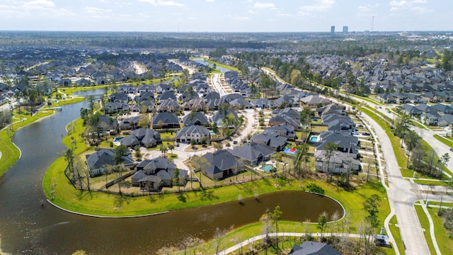 17023 Sweet Bay Ct, Conroe, TX 77385 - view of property location with nearby suburban area and a nearby body of water